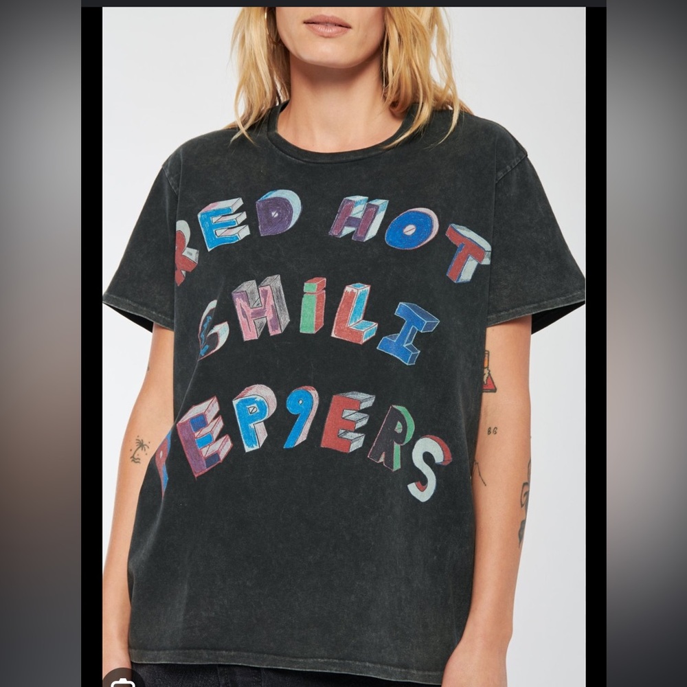 R13
Black RHCP Flea Art Boy T-Shirt